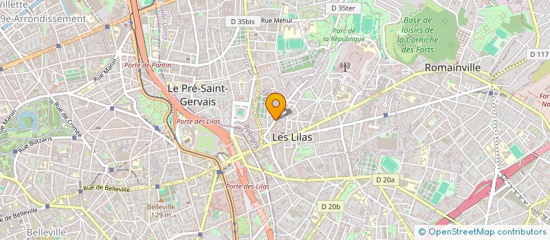 localisation de l'entreprise MADAME CAGDA BIRGUL CAKIR à LES LILAS