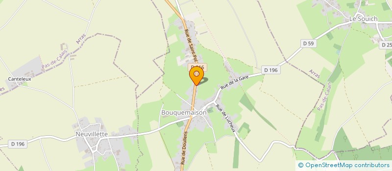 localisation de l'entreprise MADAME CAGNY ENSELME  BOUQUEMAISON