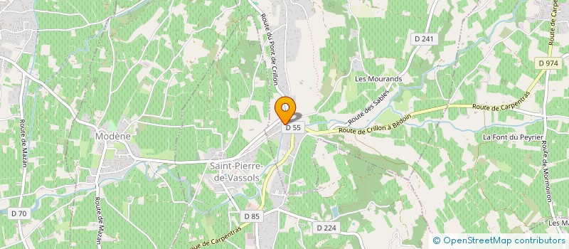 localisation de l'entreprise MADAME CAITLEEN FRISCH à CRILLON-LE-BRAVE