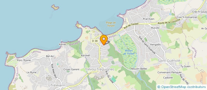 localisation de l'entreprise MADAME CAITLIN HUXLEY  LA ROCHE-JAUDY