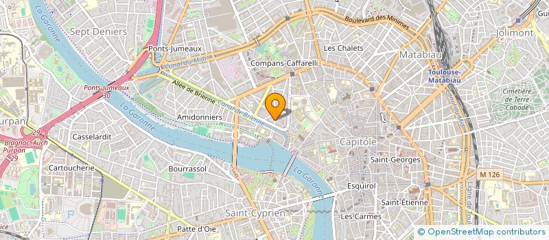 localisation de l'entreprise MADAME CAITLINE DESCHAMP à TOULOUSE