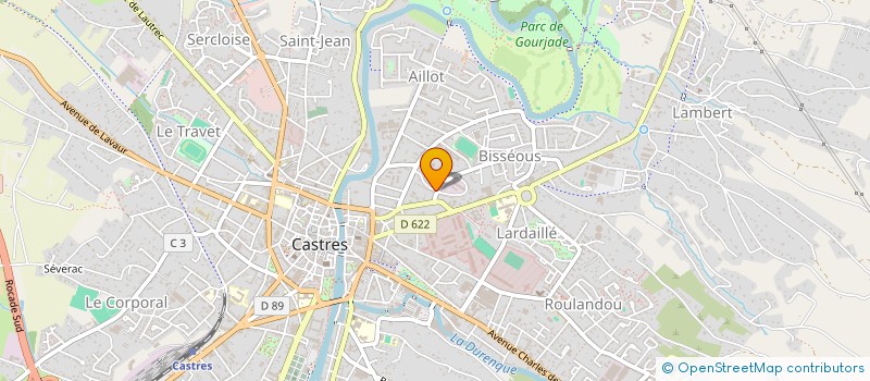 localisation de l'entreprise MADAME  CALAS  CASTRES