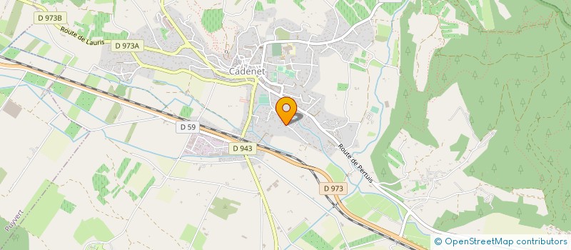 localisation de l'entreprise MADAME CALDONIA DEQUAIRE  CADENET