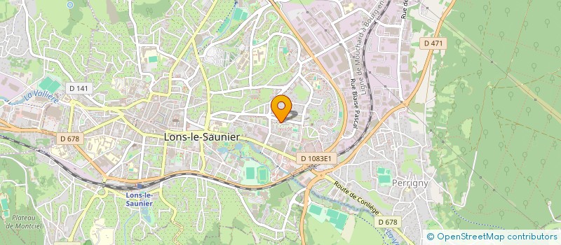 localisation de l'entreprise MADAME CALICE KEUWELA à LONS-LE-SAUNIER