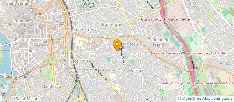 localisation de l'entreprise MADAME CALLIOPE CHAUVIN à TOULOUSE