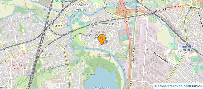 localisation de l'entreprise MADAME CALLISTA KROMM à STRASBOURG