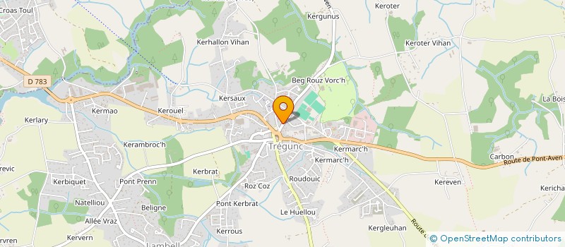 localisation de l'entreprise MADAME CALLISTA LANDREIN  TREGUNC