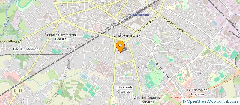 localisation de l'entreprise MADAME CALLIXTE BIZACARRA à CHATEAUROUX
