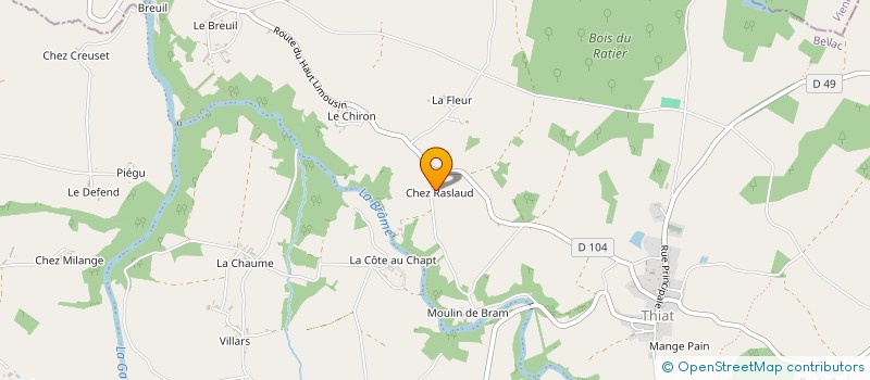 localisation de l'entreprise MADAME CALLORA FROST à VAL-D'OIRE-ET-GARTEMPE