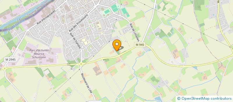 localisation de l'entreprise MADAME CALLY VERLET  COMINES