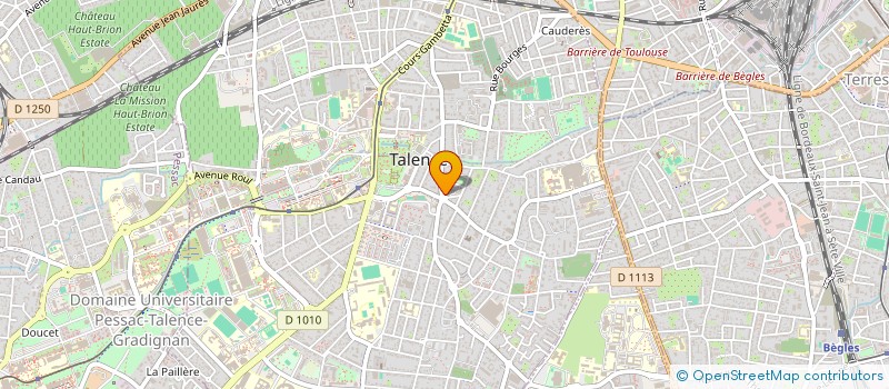 localisation de l'entreprise MADAME CALTOUM BAASSOU  TALENCE