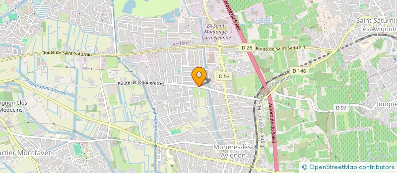 localisation de l'entreprise MADAME CALYPSO BERNARD  SAINT-SATURNIN-LES-AVIGNON