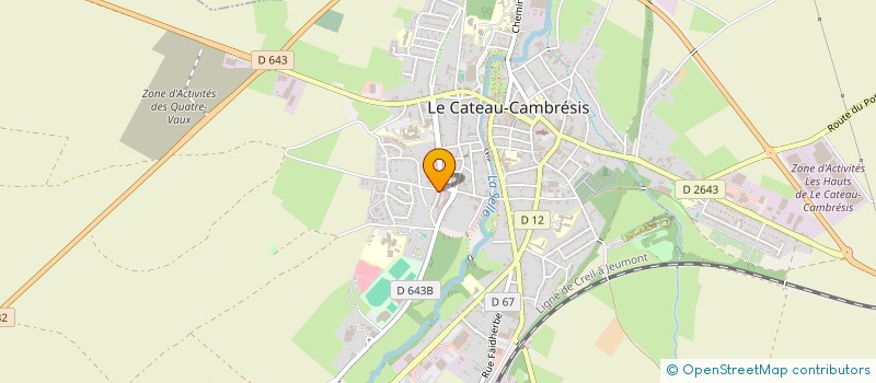 localisation de l'entreprise MADAME CALYPSO GHESQUIERES  LE CATEAU-CAMBRESIS