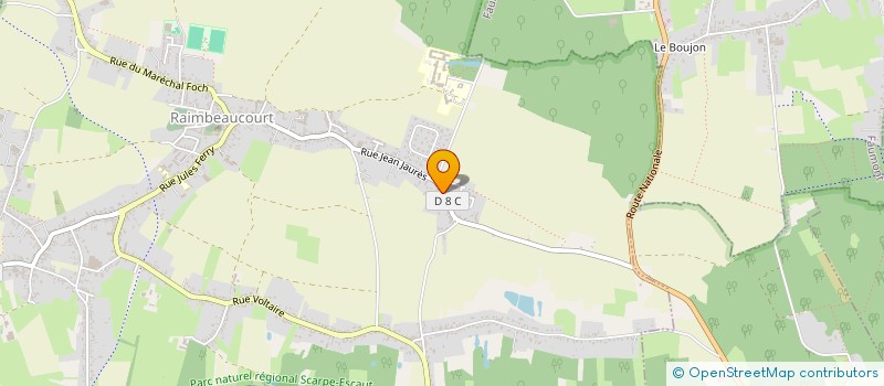 localisation de l'entreprise MADAME CALYPSO HARDOUIN  RAIMBEAUCOURT