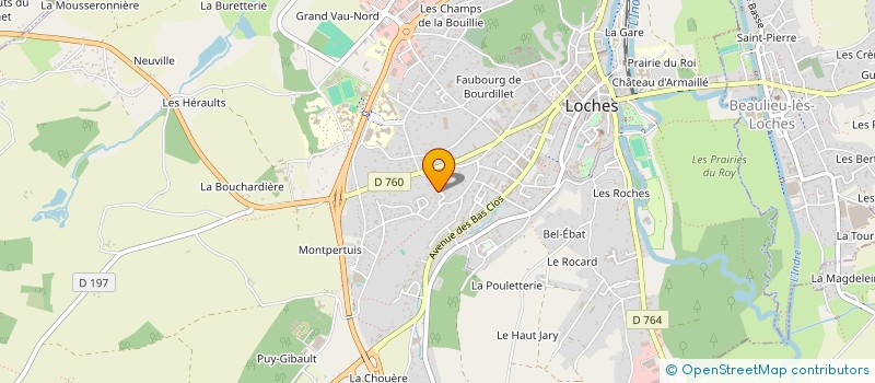 localisation de l'entreprise MADAME CALYPSO LANIESSE  LOCHES