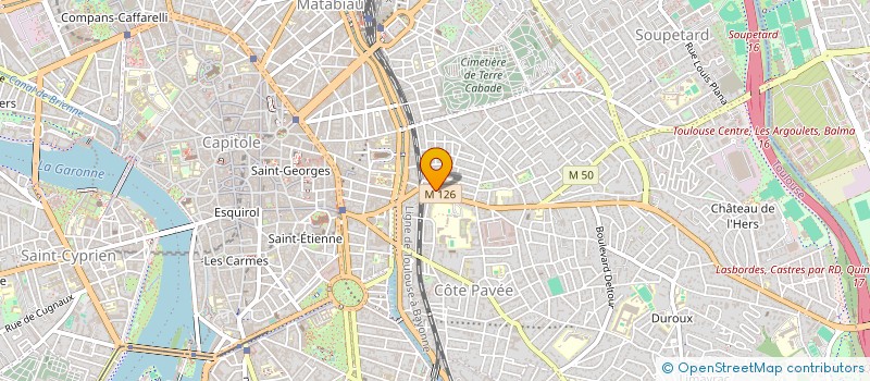 localisation de l'entreprise MADAME CALYPSO LE ROCH  TOULOUSE
