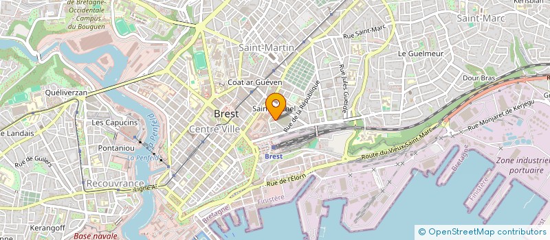 localisation de l'entreprise MADAME CALYPSO MORINIERE à BREST