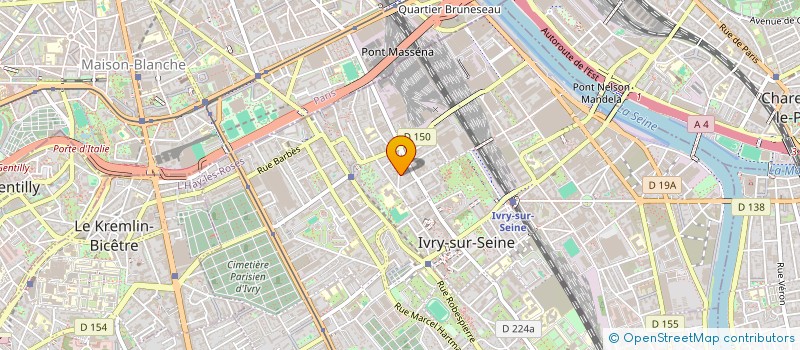 localisation de l'entreprise MADAME CALYPSO SAMBAIN  IVRY-SUR-SEINE