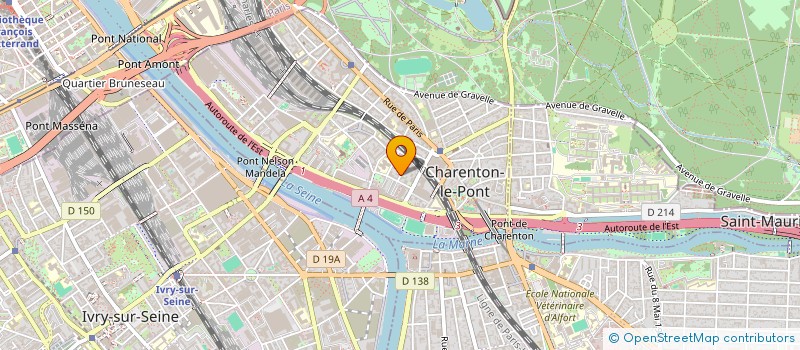 localisation de l'entreprise MADAME CALYPSO SKINNER  CHARENTON-LE-PONT