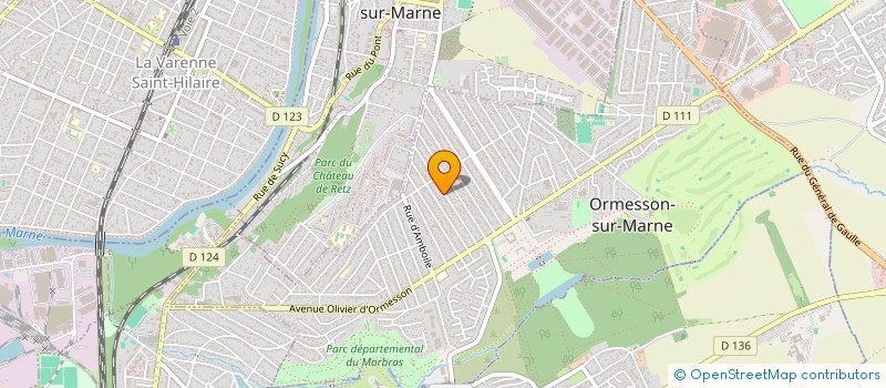 localisation de l'entreprise MADAME CAMARGO ROSEMARY  ORMESSON-SUR-MARNE