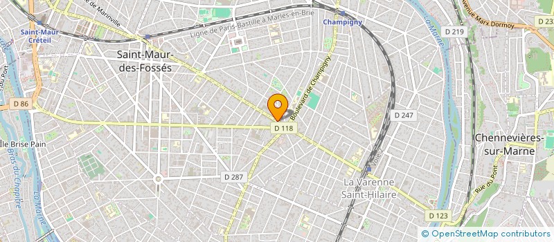 localisation de l'entreprise MADAME CAMELIA AIT BOUKHEDI à SAINT-MAUR-DES-FOSSES