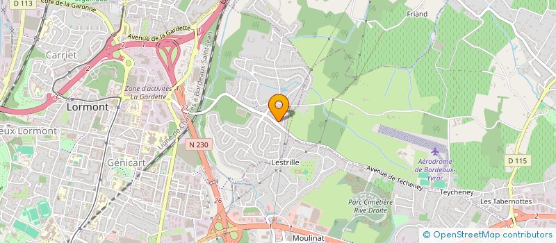 localisation de l'entreprise MADAME CAMELIA ALILI  LORMONT