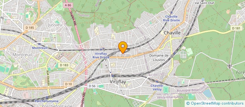 localisation de l'entreprise MADAME CAMELIA-ANETA SANDU  VIROFLAY