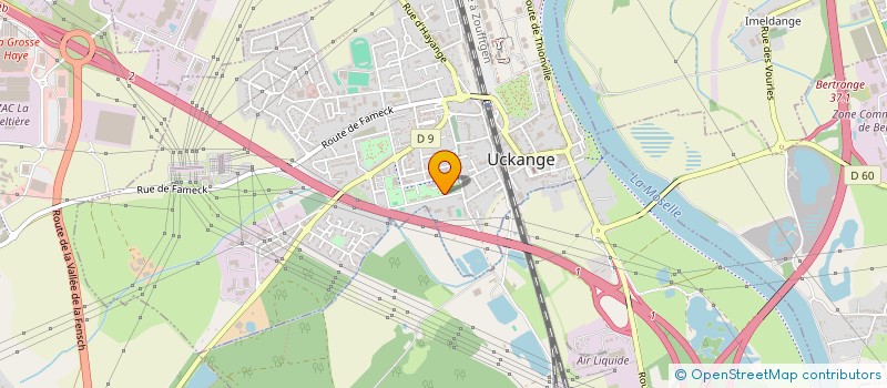 localisation de l'entreprise MADAME CAMELIA ASSUNCAO  UCKANGE