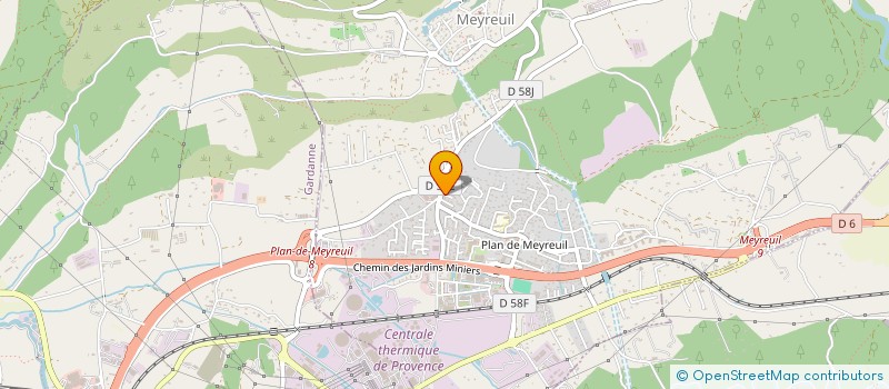 localisation de l'entreprise MADAME CAMELIA AZZI  MEYREUIL