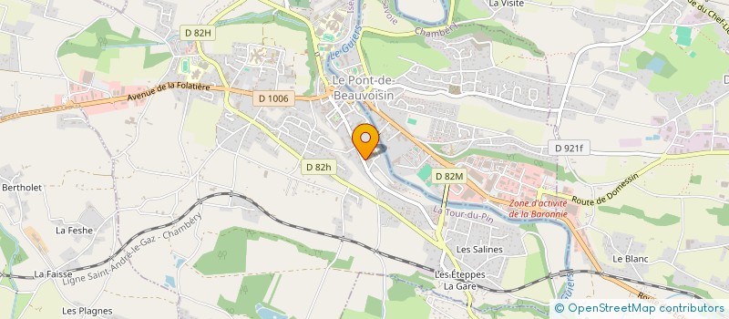 localisation de l'entreprise MADAME CAMELIA BAICOIANU  LE PONT-DE-BEAUVOISIN