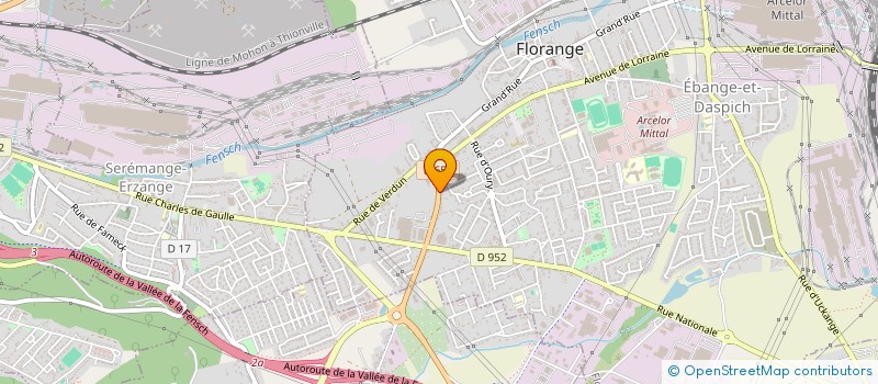 localisation de l'entreprise MADAME CAMELIA BECHIRI  FLORANGE