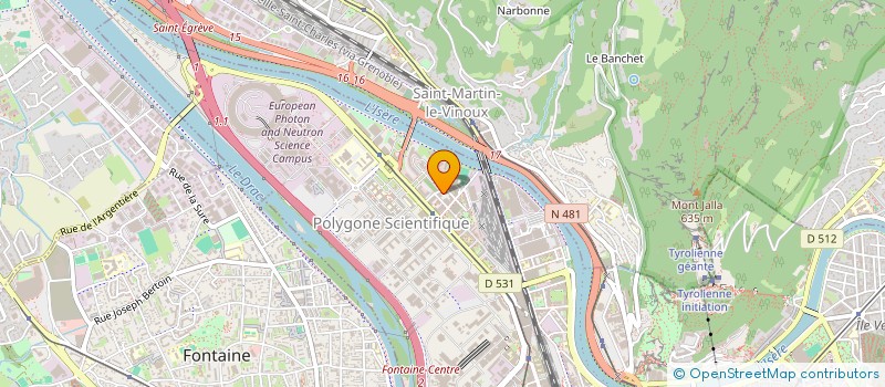 localisation de l'entreprise MADAME CAMELIA BEDDAR à GRENOBLE