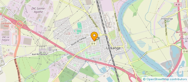 localisation de l'entreprise MADAME CAMELIA BENTEBBAL  UCKANGE