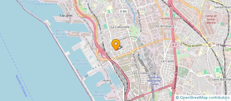 localisation de l'entreprise MADAME CAMELIA BRAOU à MARSEILLE