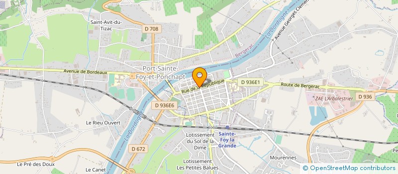 localisation de l'entreprise MADAME CAMELIA BRIA  SAINTE-FOY-LA-GRANDE