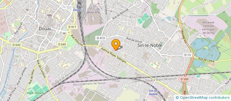 localisation de l'entreprise MADAME CAMELIA CALIN  SIN-LE-NOBLE