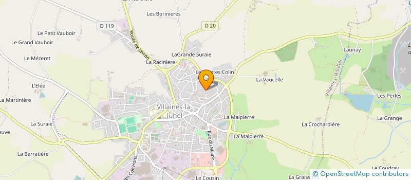 localisation de l'entreprise MADAME CAMELIA DOUET  VILLAINES-LA-JUHEL