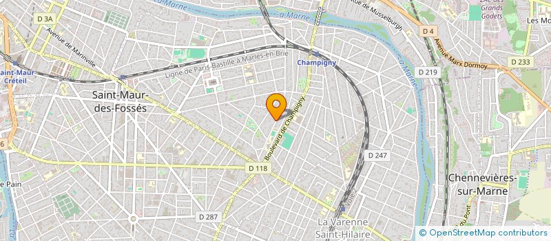 localisation de l'entreprise MADAME CAMELIA-FELICIA SOMCUTAN  SAINT-MAUR-DES-FOSSES