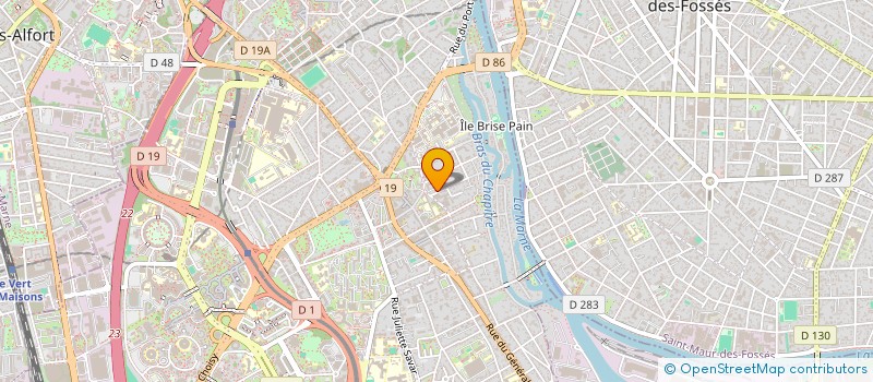 localisation de l'entreprise MADAME CAMELIA GOUJON  CRETEIL