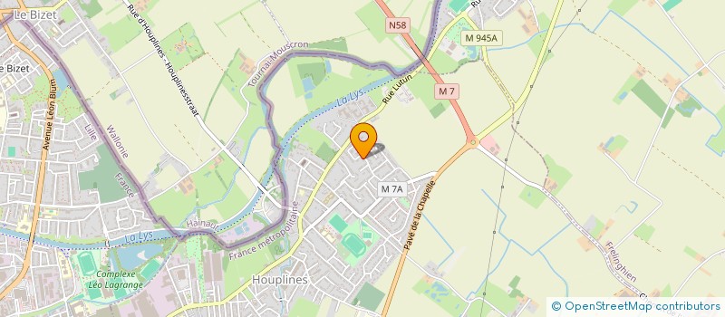 localisation de l'entreprise MADAME CAMELIA KADRI  HOUPLINES