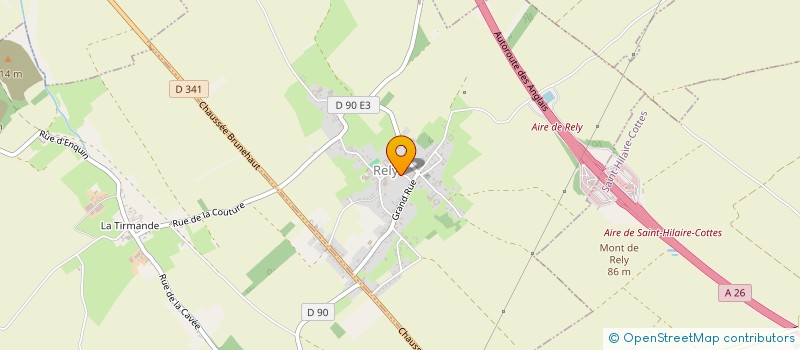 localisation de l'entreprise MADAME CAMELIA LAARIBI  RELY