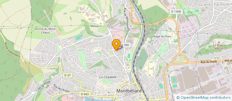 localisation de l'entreprise MADAME CAMELIA LABIDI à MONTBELIARD