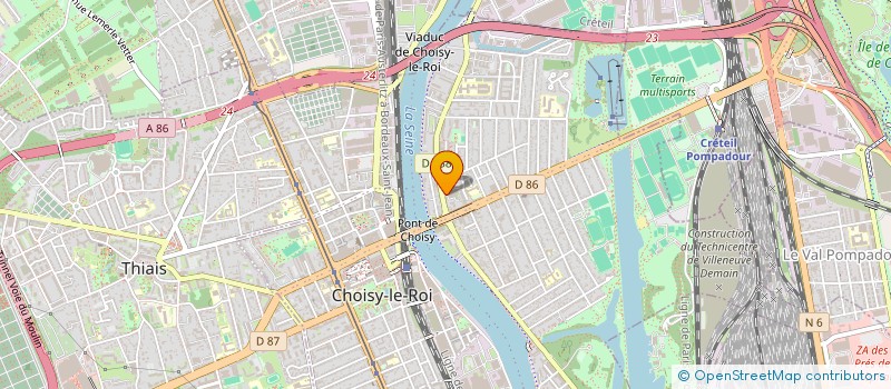 localisation de l'entreprise MADAME CAMELIA RILI  CHOISY-LE-ROI