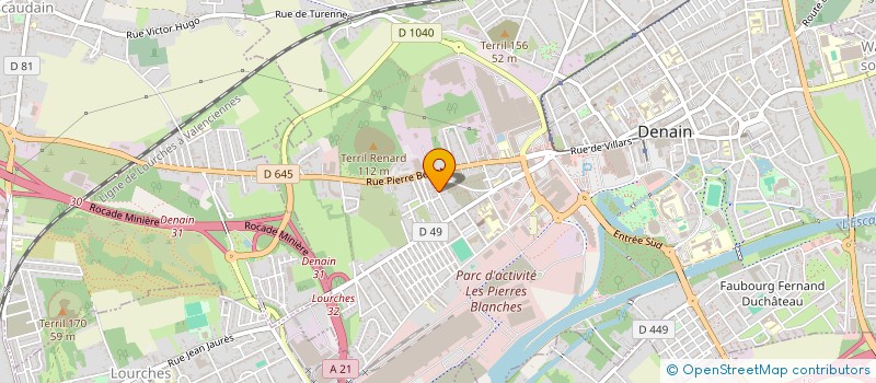 localisation de l'entreprise MADAME CAMELIA RUELLE  DENAIN