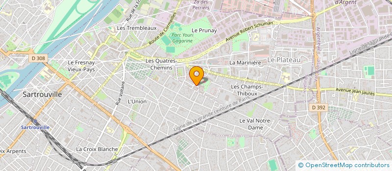 localisation de l'entreprise MADAME CAMELIA SAHRAOUI à SARTROUVILLE