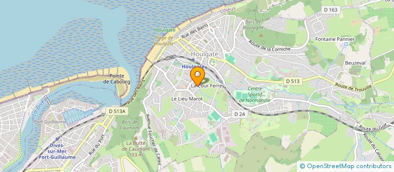 localisation de l'entreprise MADAME CAMELIA SEMPE  HOULGATE