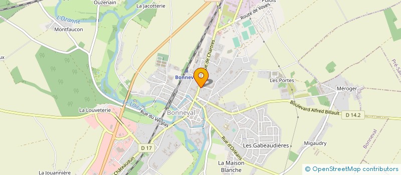 localisation de l'entreprise MADAME CAMELIA VOLICOVSCHI  BONNEVAL