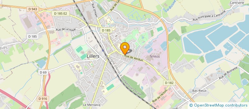 localisation de l'entreprise MADAME CAMELINE DUPUICH  LILLERS