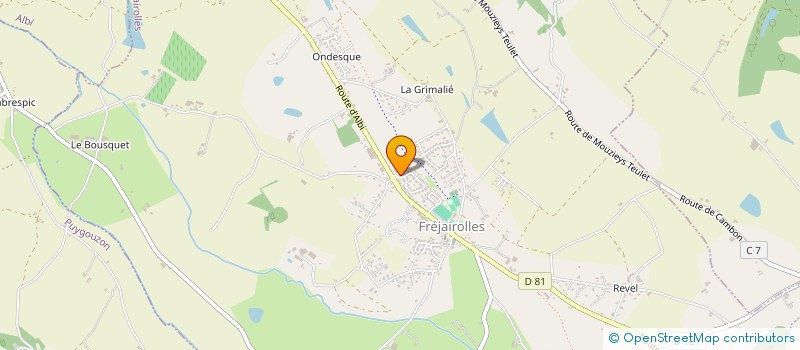 localisation de l'entreprise MADAME CAMERON LOUYOT  FREJAIROLLES