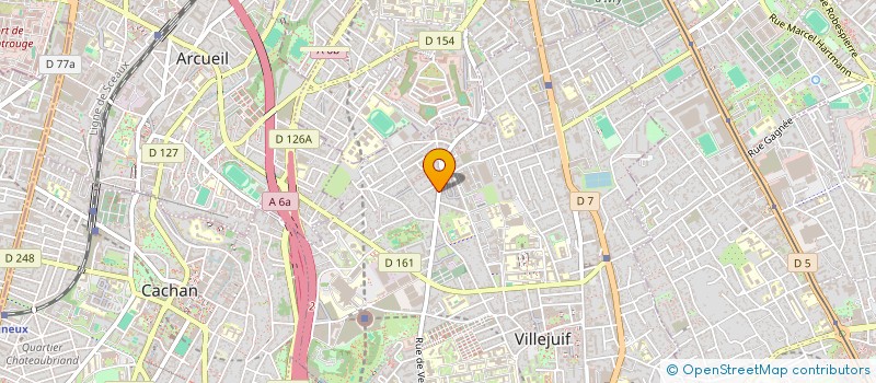 localisation de l'entreprise MADAME CAMILA DE MELO  VILLEJUIF